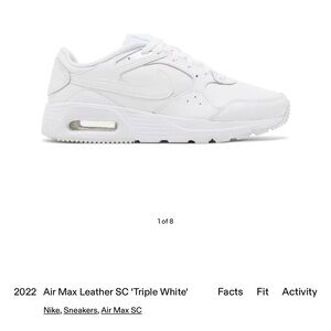 Air max leather SC triple white